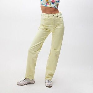 Women's Yellow Jeans